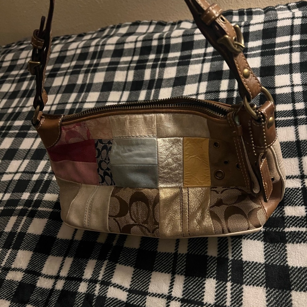Coach Patchwork Shoulder Bag - Picture 14 of 17